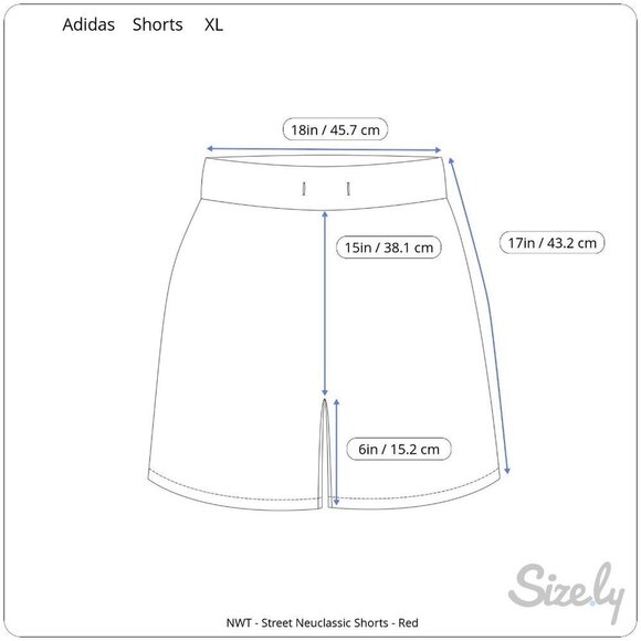 Adidas Men Neuclassic Red Striped Shorts Drawstring Waist Side Pockets NEW XL - Picture 5 of 9